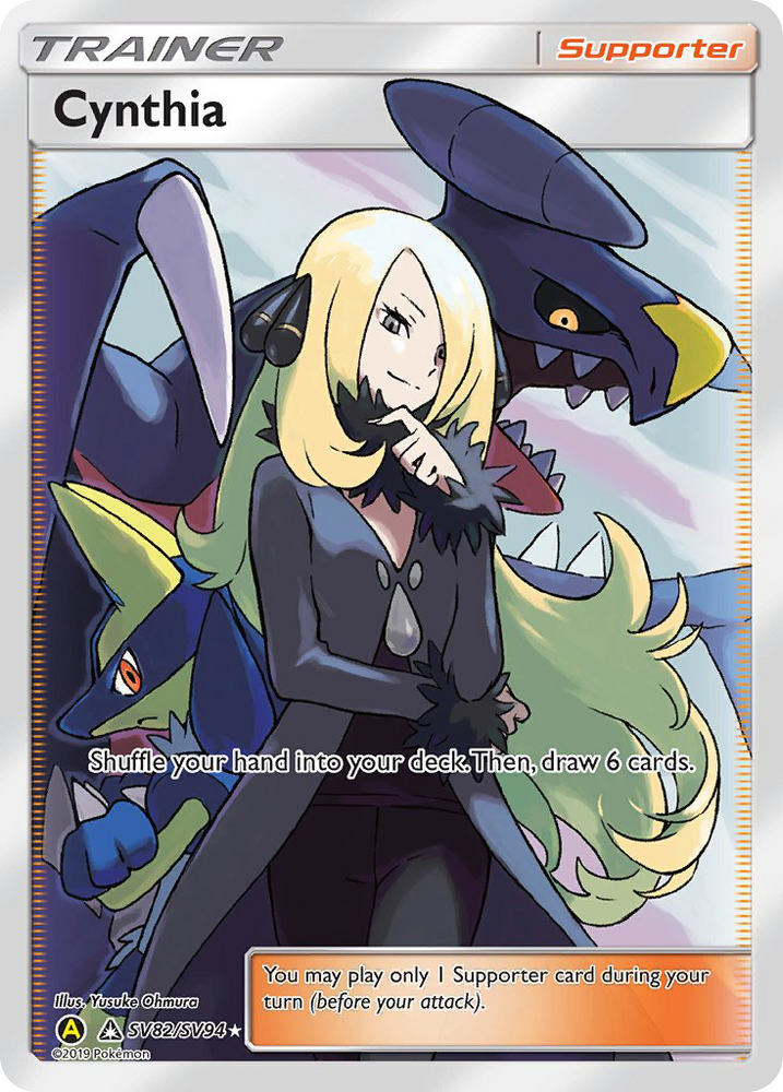 Pokemon | Cynthia (SV82/SV94) [Sun & Moon: Hidden Fates - Shiny Vault] | The Nerd Merchant