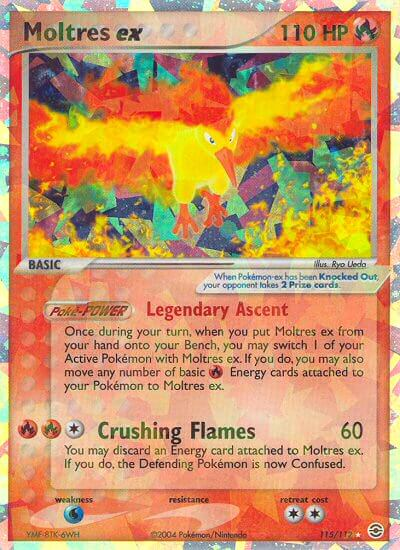 Pokemon | Moltres ex (115/112) [EX: FireRed & LeafGreen] | The Nerd Merchant
