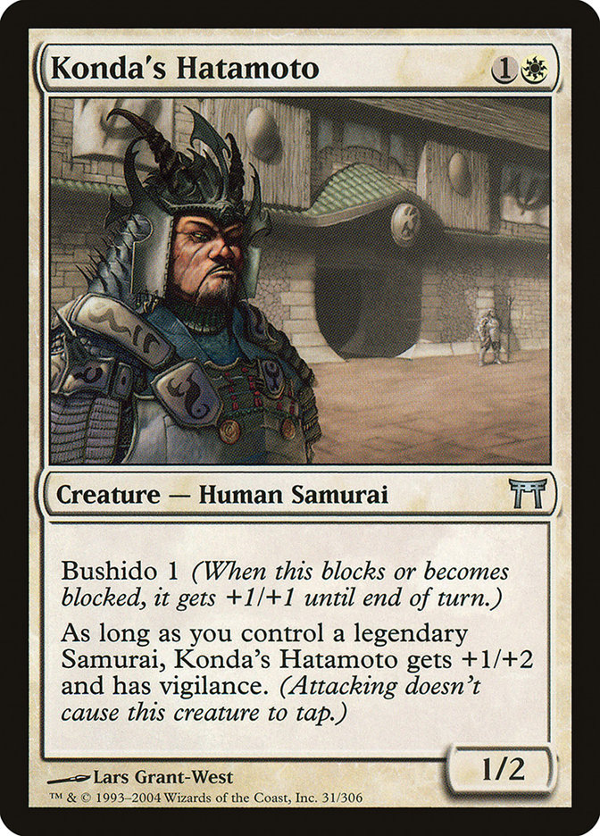 Magic | Konda's Hatamoto [Champions of Kamigawa] | The Nerd Merchant