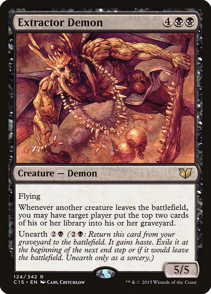 Magic | Extractor Demon [Commander 2015] | The Nerd Merchant