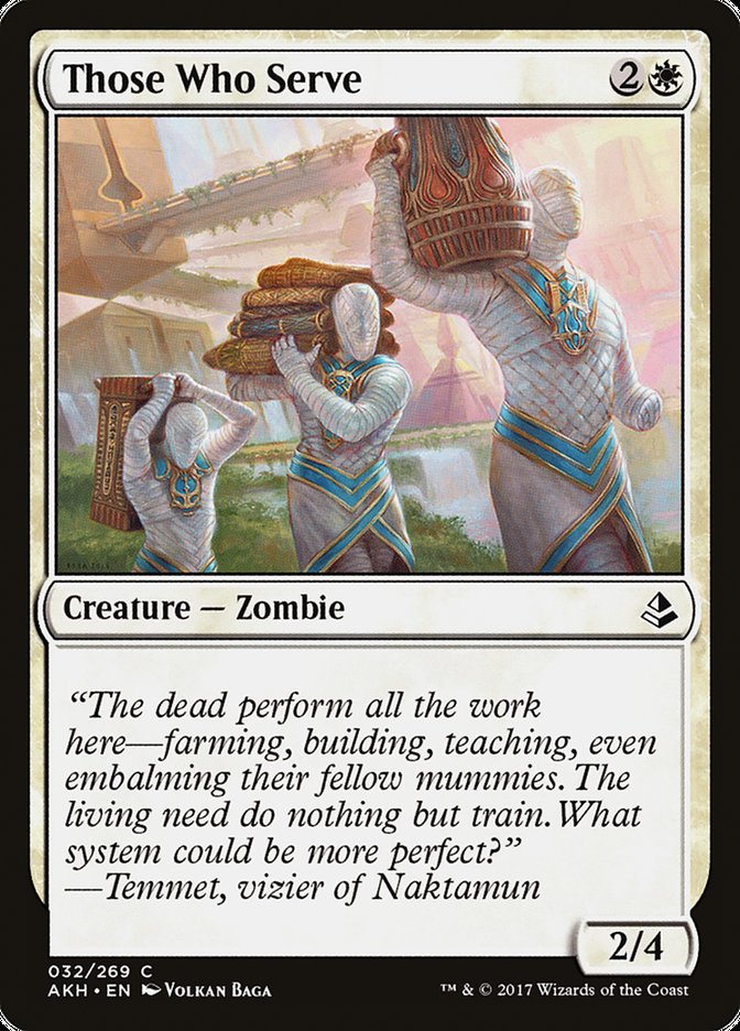 Magic | Those Who Serve [Amonkhet] | The Nerd Merchant