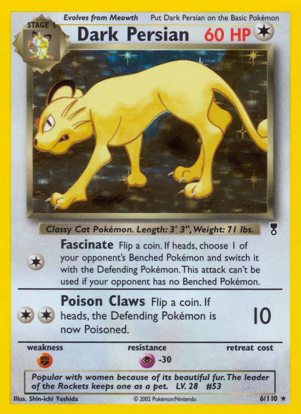 Pokemon | Dark Persian (6/110) [Legendary Collection] | The Nerd Merchant