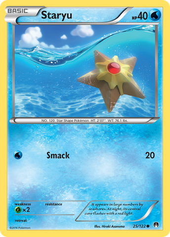 Pokemon | Staryu (25/122) [XY: BREAKpoint] | The Nerd Merchant