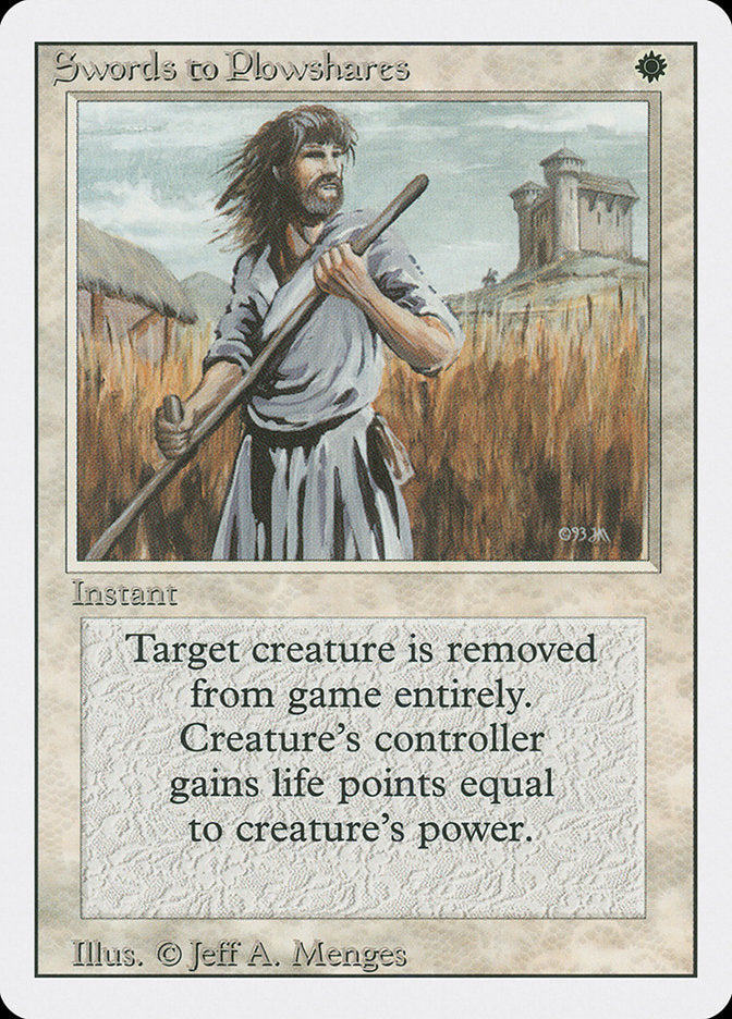 Magic | Swords to Plowshares [Revised Edition] | The Nerd Merchant