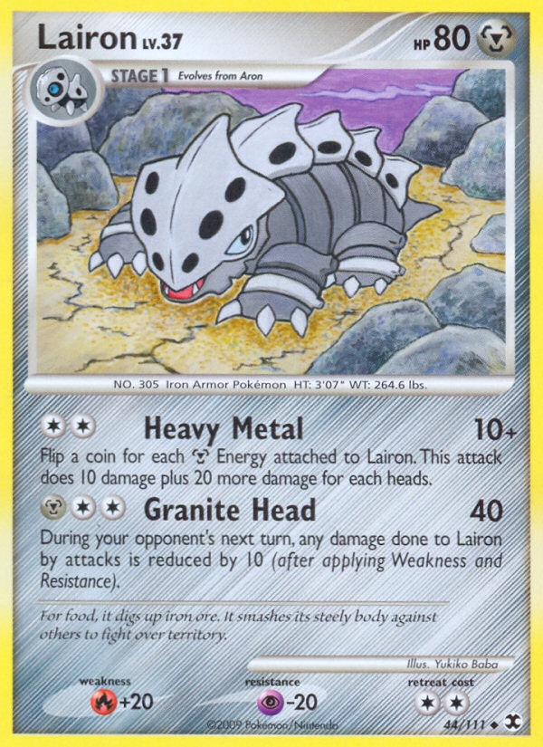 Pokemon | Lairon (44/111) [Platinum: Rising Rivals] | The Nerd Merchant