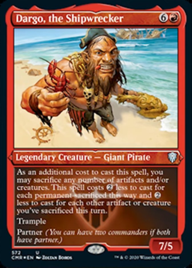 Magic | Dargo, the Shipwrecker (Etched) [Commander Legends] | The Nerd Merchant