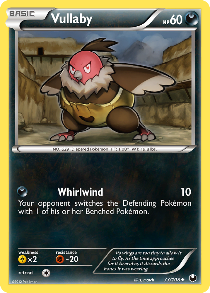 Pokemon | Vullaby (73/108) [Black & White: Dark Explorers] | The Nerd Merchant