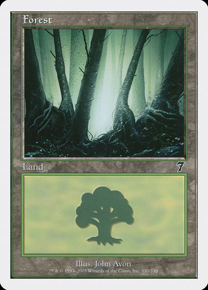 Magic | Forest (330) [Seventh Edition] | The Nerd Merchant