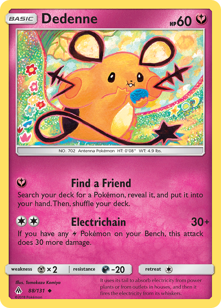 Pokemon | Dedenne (88/131) [Sun & Moon: Forbidden Light] | The Nerd Merchant