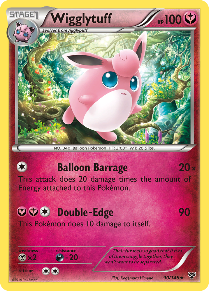 Pokemon | Wigglytuff (90/146) [XY: Base Set] | The Nerd Merchant