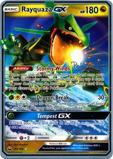 Pokemon | Rayquaza GX (109/168) (Dragones y Sombras - Pedro Eugenio Torres) [World Championships 2018] | The Nerd Merchant