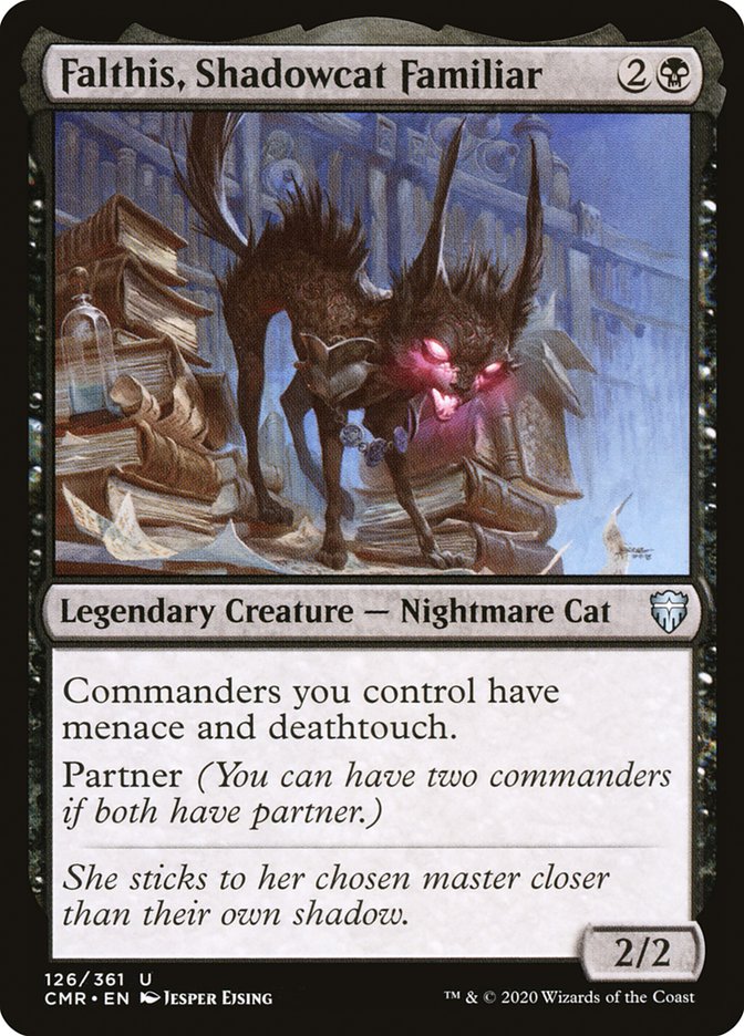 Magic | Falthis, Shadowcat Familiar [Commander Legends] | The Nerd Merchant