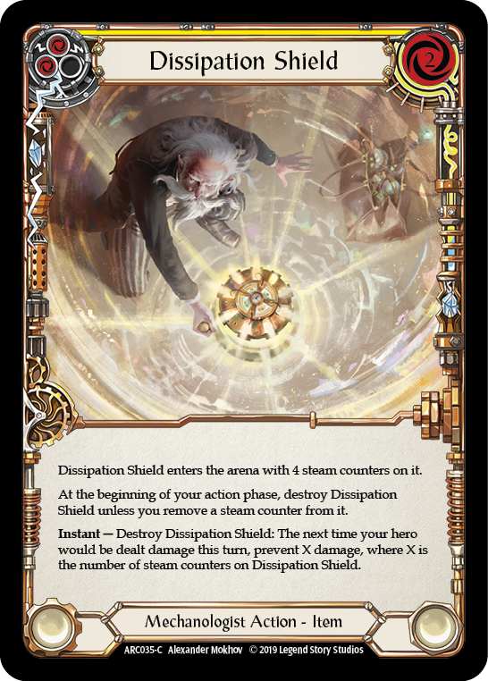 Flesh and Blood TCG | Dissipation Shield [ARC035-C] (Arcane Rising)  1st Edition Normal | The Nerd Merchant