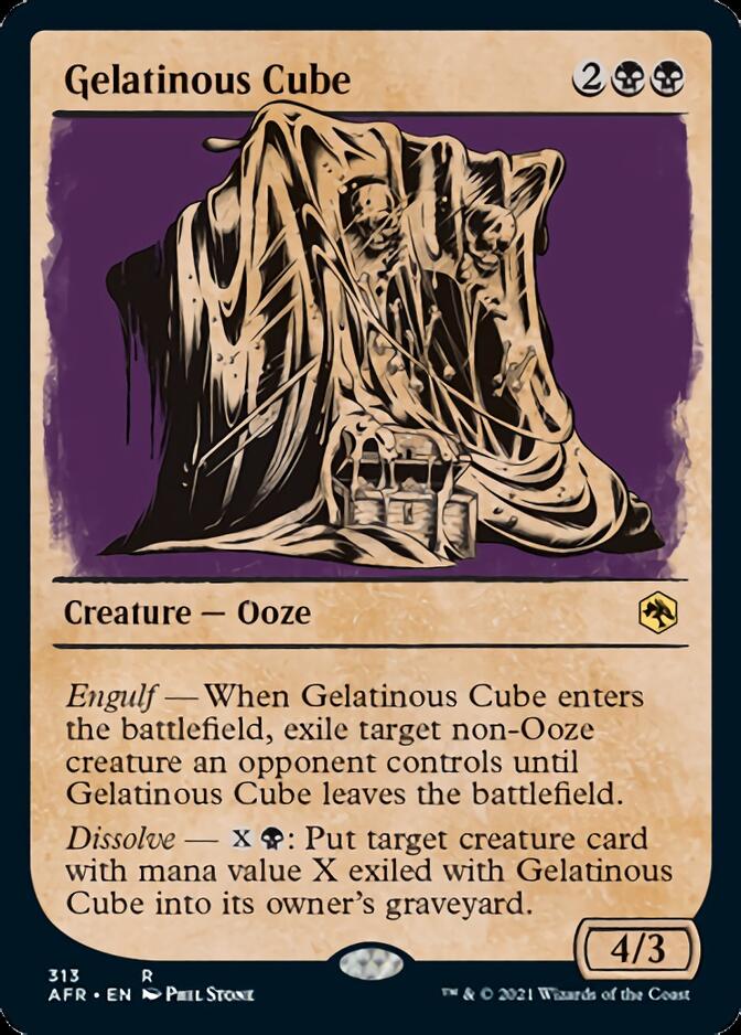 Magic | Gelatinous Cube (Showcase) [Dungeons & Dragons: Adventures in the Forgotten Realms] | The Nerd Merchant
