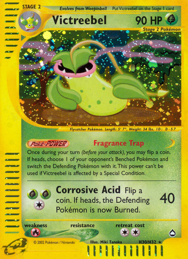 Pokemon | Victreebel (H30/H32) [Aquapolis] | The Nerd Merchant