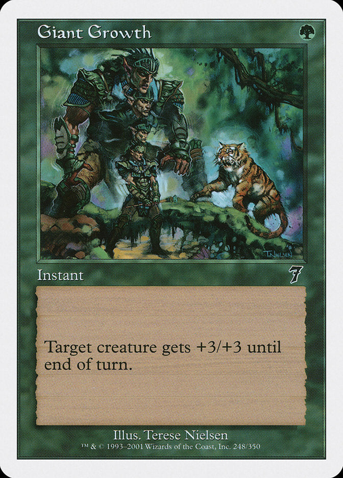 Magic | Giant Growth [Seventh Edition] | The Nerd Merchant