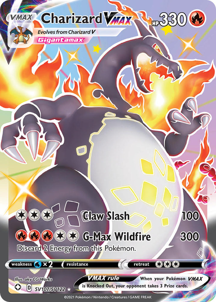 Pokemon | Charizard VMAX (SV107/SV122) [Sword & Shield: Shining Fates] | The Nerd Merchant