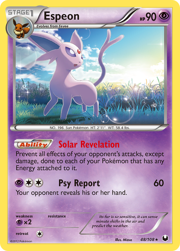 Pokemon | Espeon (48/108) [Black & White: Dark Explorers] | The Nerd Merchant