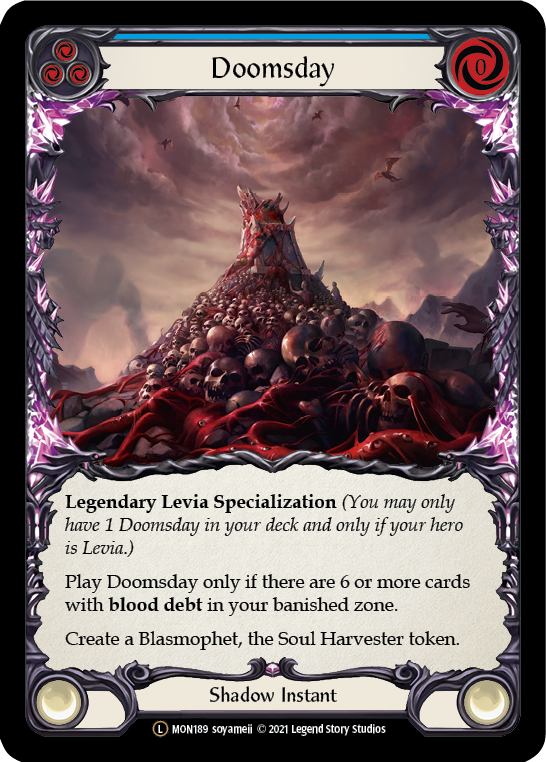 Flesh and Blood TCG | Doomsday [U-MON189-RF] (Monarch Unlimited)  Unlimited Rainbow Foil | The Nerd Merchant
