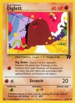 Pokemon | Diglett (52/82) [Team Rocket Unlimited] | The Nerd Merchant