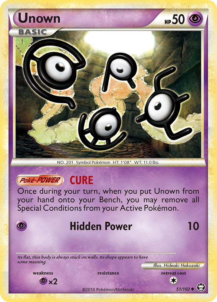 Pokemon | Unown (51/102) [HeartGold & SoulSilver: Triumphant] | The Nerd Merchant