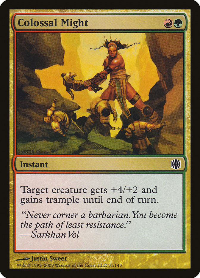 Magic | Colossal Might [Alara Reborn] | The Nerd Merchant