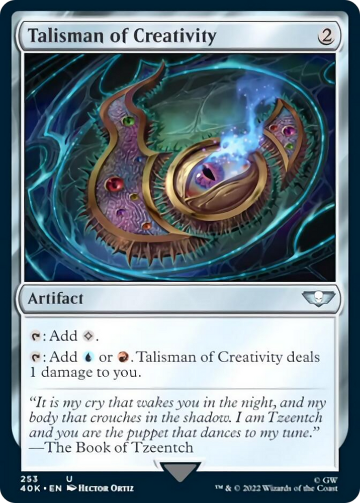Magic | Talisman of Creativity (Surge Foil) [Warhammer 40,000] | The Nerd Merchant
