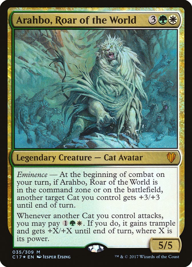 Magic | Arahbo, Roar of the World [Commander 2017] | The Nerd Merchant