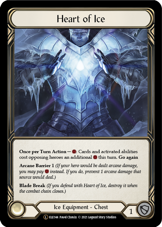 Flesh and Blood TCG | Heart of Ice [U-ELE144] (Tales of Aria Unlimited)  Unlimited Rainbow Foil | The Nerd Merchant