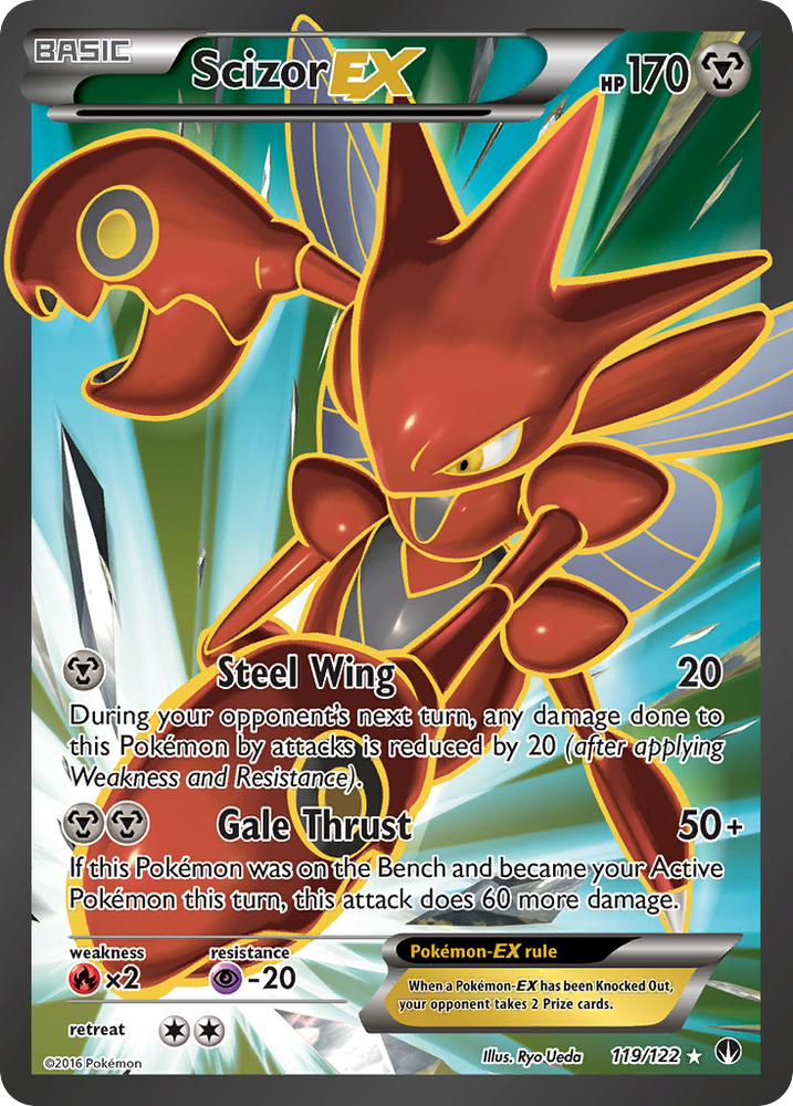 Pokemon | Scizor EX (119/122) [XY: BREAKpoint] | The Nerd Merchant