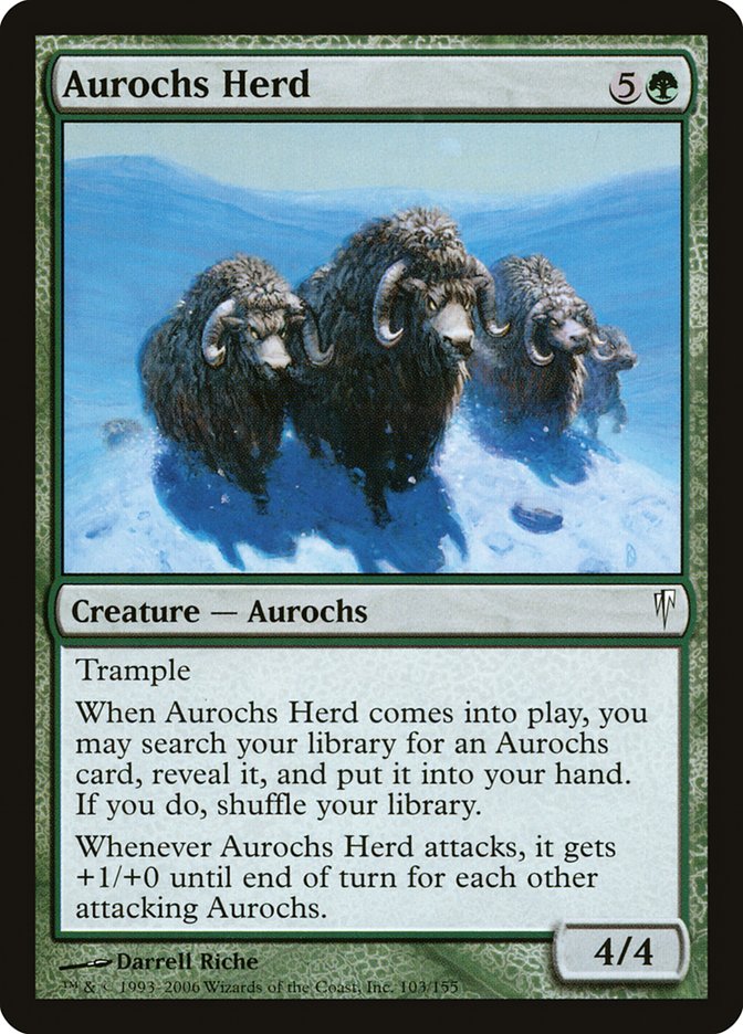 Magic | Aurochs Herd [Coldsnap] | The Nerd Merchant