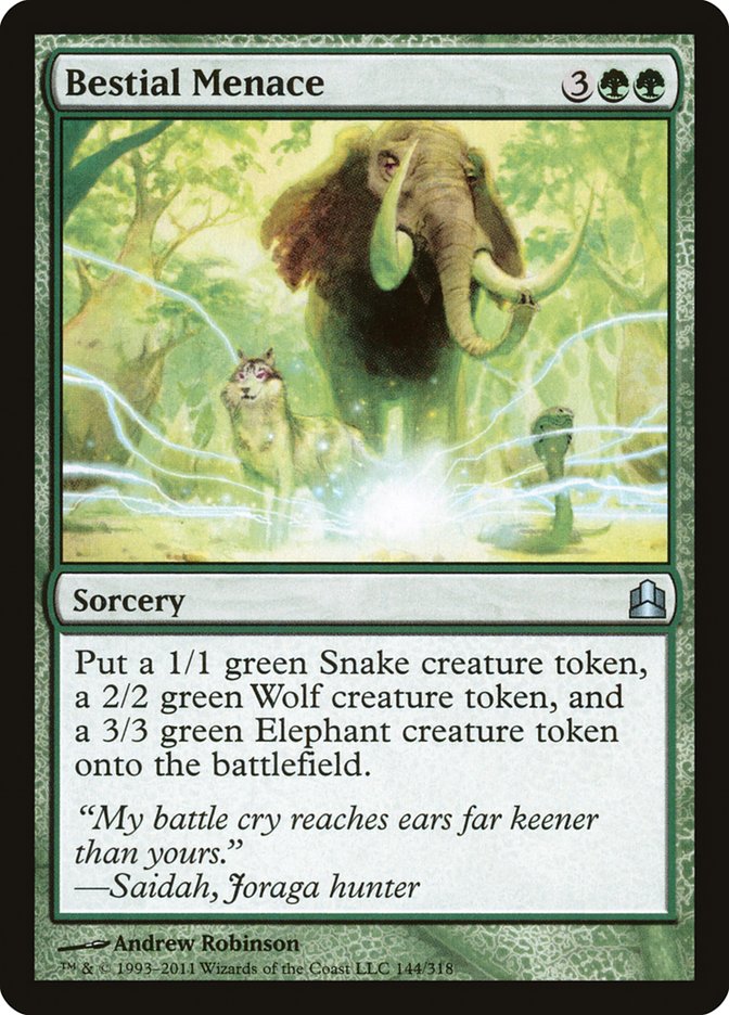 Magic | Bestial Menace [Commander 2011] | The Nerd Merchant