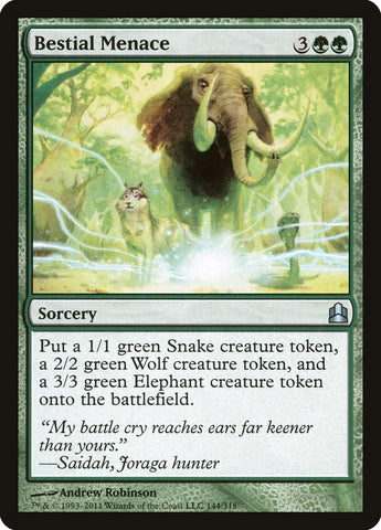 Magic | Bestial Menace [Commander 2011] | The Nerd Merchant