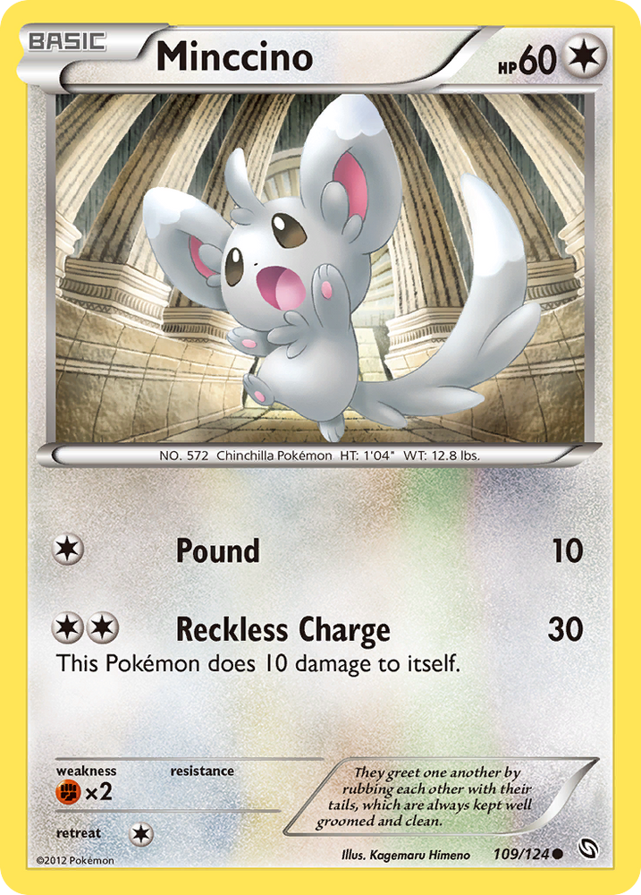 Pokemon | Minccino (109/124) [Black & White: Dragons Exalted] | The Nerd Merchant