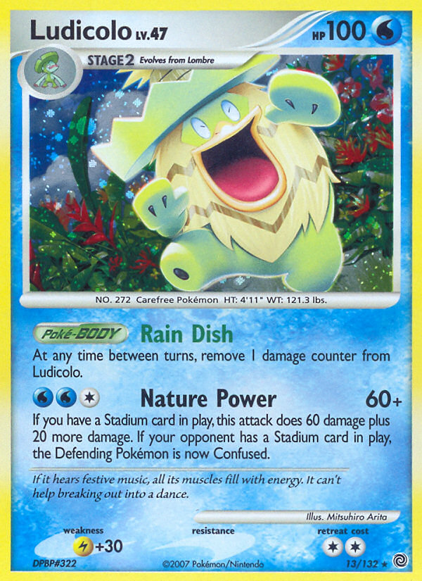 Pokemon | Ludicolo (13/132) [Diamond & Pearl: Secret Wonders] | The Nerd Merchant