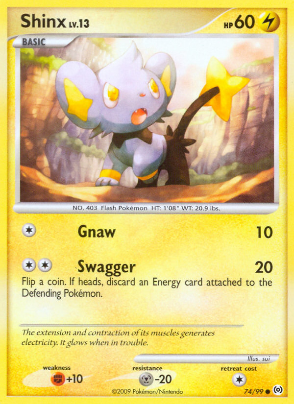 Pokemon | Shinx (74/99) [Platinum: Arceus] | The Nerd Merchant