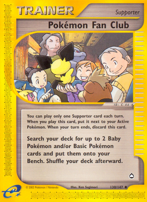 Pokemon | Pokemon Fan Club (130/147) [Aquapolis] | The Nerd Merchant