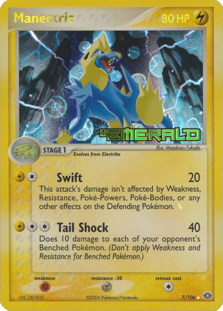 Pokemon | Manectric (7/106) (Stamped) [EX: Emerald] | The Nerd Merchant