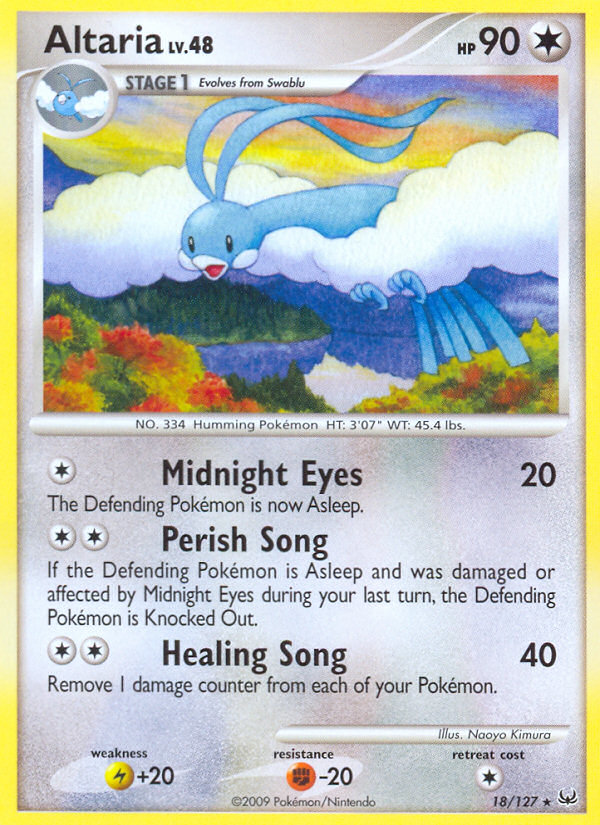 Pokemon | Altaria (18/127) [Platinum: Base Set] | The Nerd Merchant