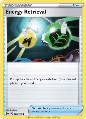 Pokemon | Energy Retrieval (127/159) [Sword & Shield: Crown Zenith] | The Nerd Merchant
