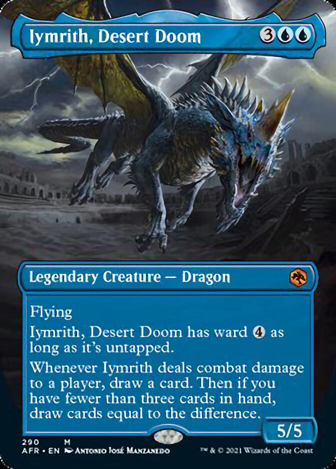 Magic | Iymrith, Desert Doom (Borderless Alternate Art) [Dungeons & Dragons: Adventures in the Forgotten Realms] | The Nerd Merchant