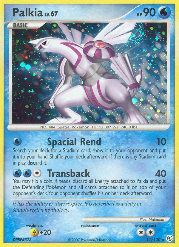 Pokemon | Palkia (11/130) [Diamond & Pearl: Base Set] | The Nerd Merchant