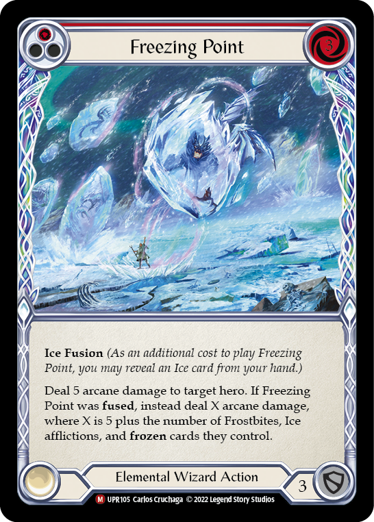 Flesh and Blood TCG | Freezing Point [UPR105] (Uprising)  Rainbow Foil | The Nerd Merchant