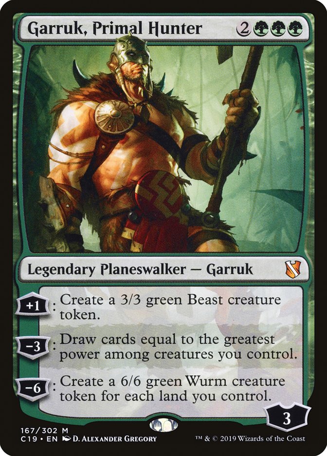 Magic | Garruk, Primal Hunter [Commander 2019] | The Nerd Merchant