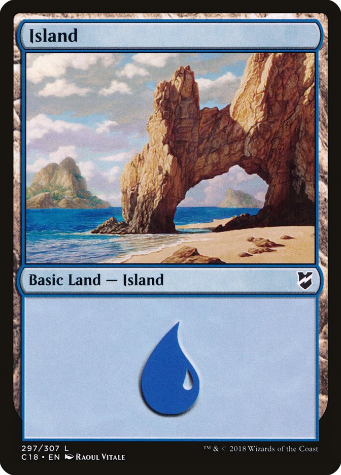 Magic | Island (297) [Commander 2018] | The Nerd Merchant