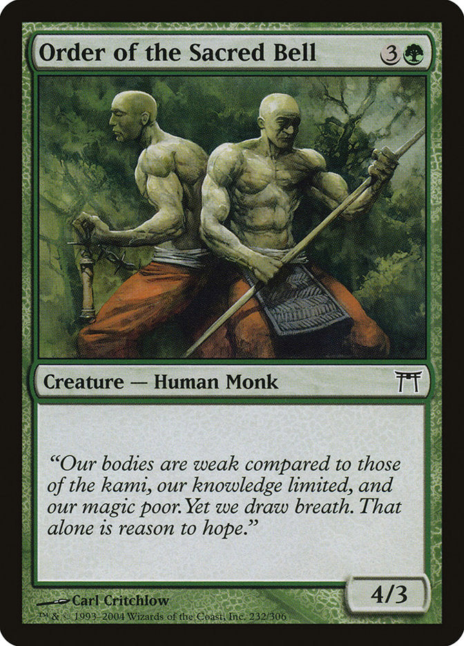 Magic | Order of the Sacred Bell [Champions of Kamigawa] | The Nerd Merchant