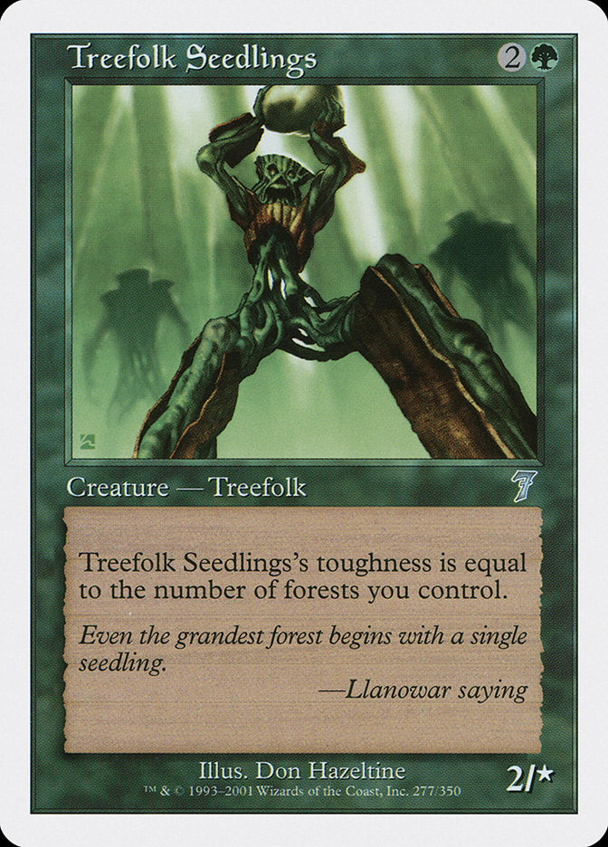 Magic | Treefolk Seedlings [Seventh Edition] | The Nerd Merchant