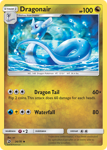 Pokemon | Dragonair (36/70) [Sun & Moon: Dragon Majesty] | The Nerd Merchant