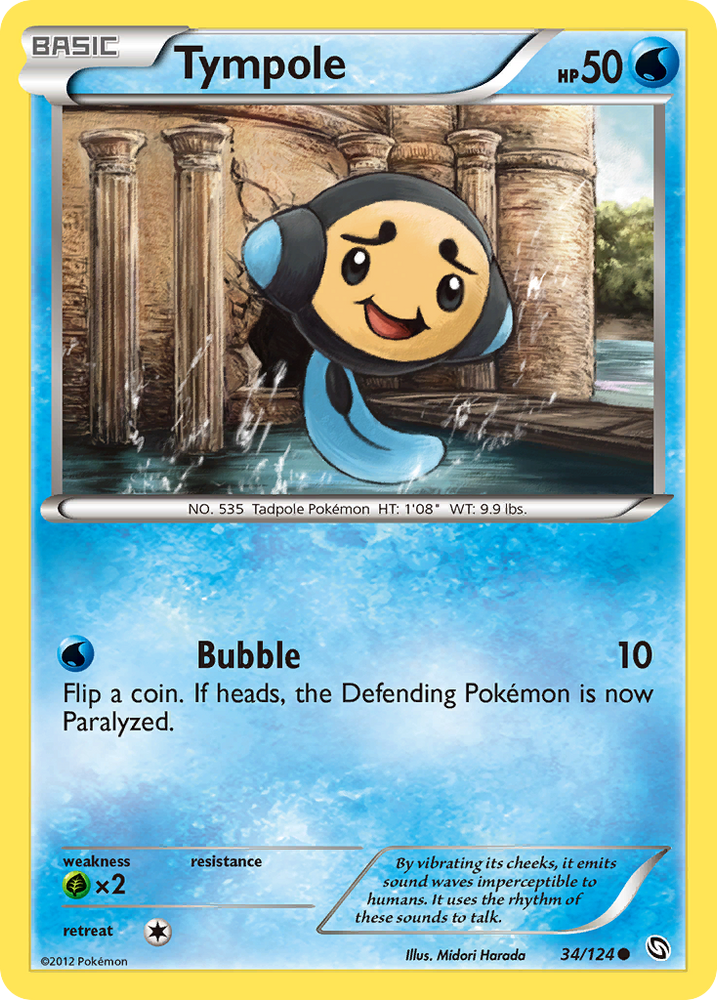 Pokemon | Tympole (34/124) [Black & White: Dragons Exalted] | The Nerd Merchant