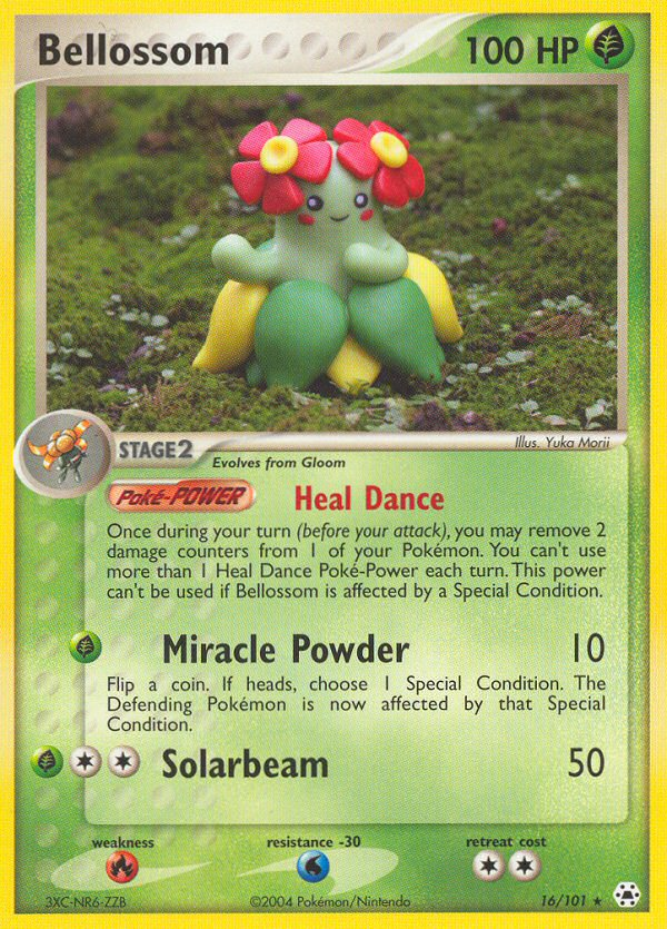 Pokemon | Bellossom (16/101) [EX: Hidden Legends] | The Nerd Merchant